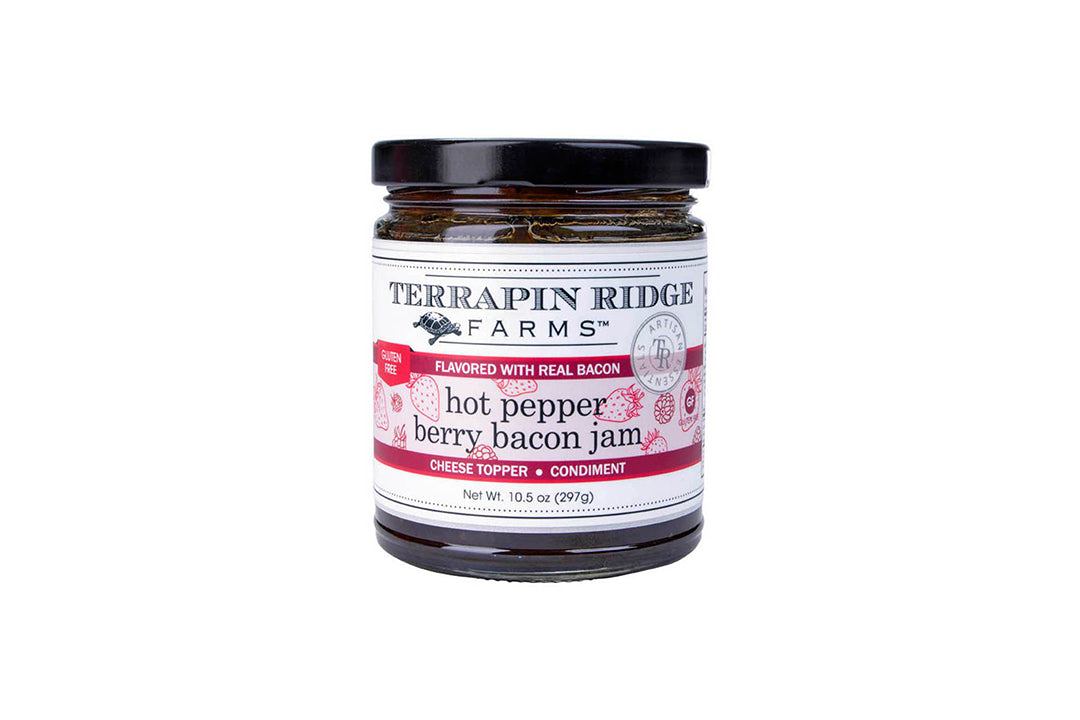 Hot Pepper Berry Double Bacon Appetizer with Terrapin Ridge Hot Pepper Berry Bacon Jam Hot Pepper Berry Double Bacon Appetizer with Terrapin Ridge Hot Pepper Berry Bacon Jam
